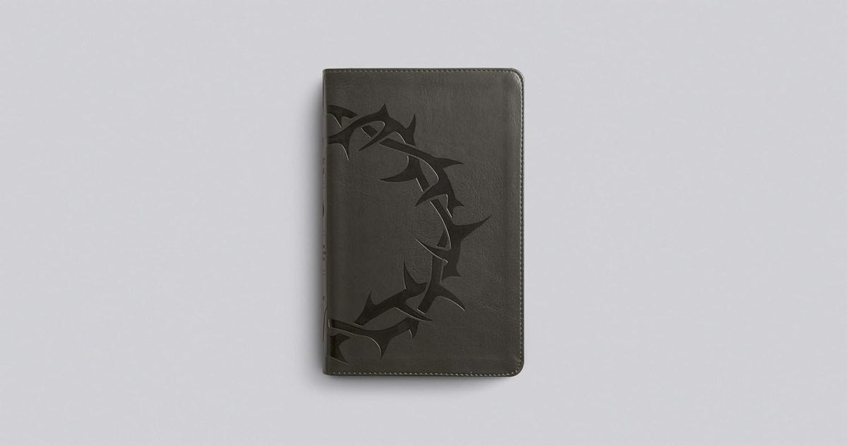 ESV Thinline Bible (TruTone, Charcoal, Crown Design)
