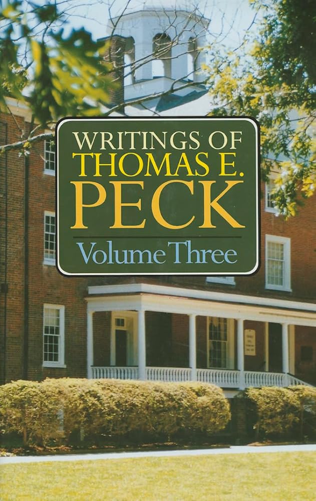 Works of Thomas Peck V3 (The Writings of Thomas E. Peck) cover image