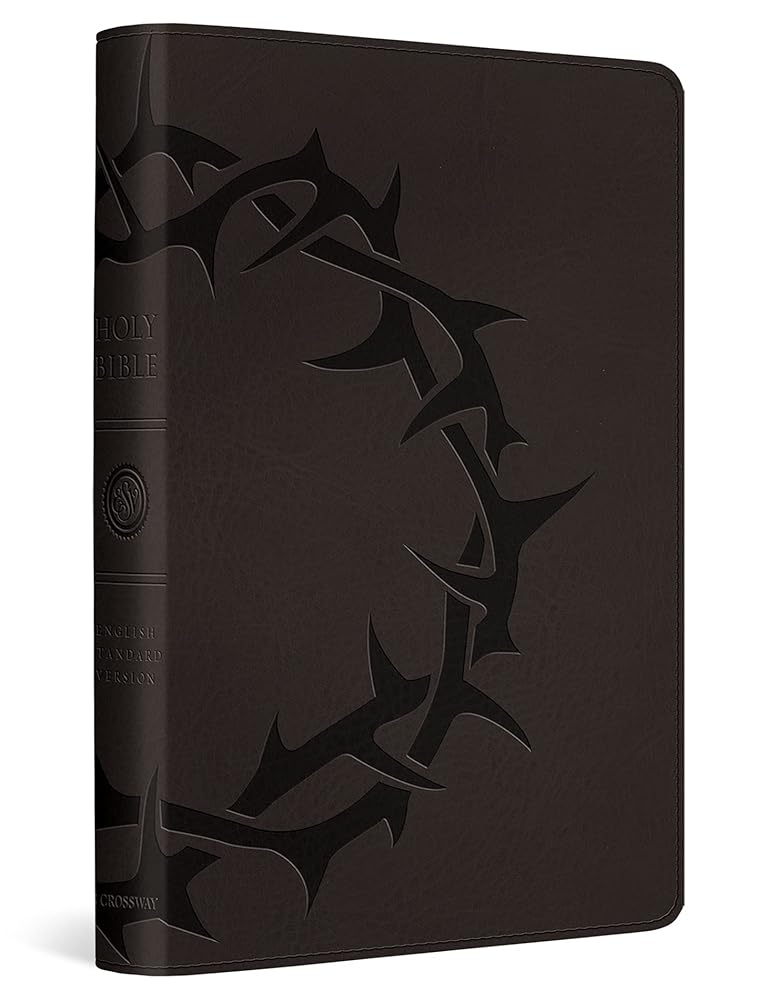 ESV Compact Bible (TruTone, Charcoal, Crown Design) cover image