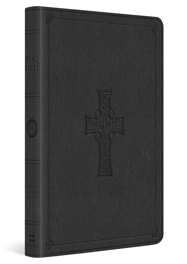 ESV Value Thinline Bible (TruTone, Charcoal, Celtic Cross Design) cover image