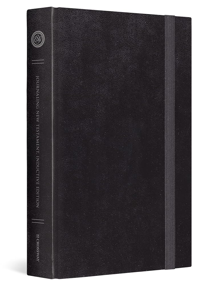 ESV Journaling New Testament, Inductive Edition (Black with Strap) cover image