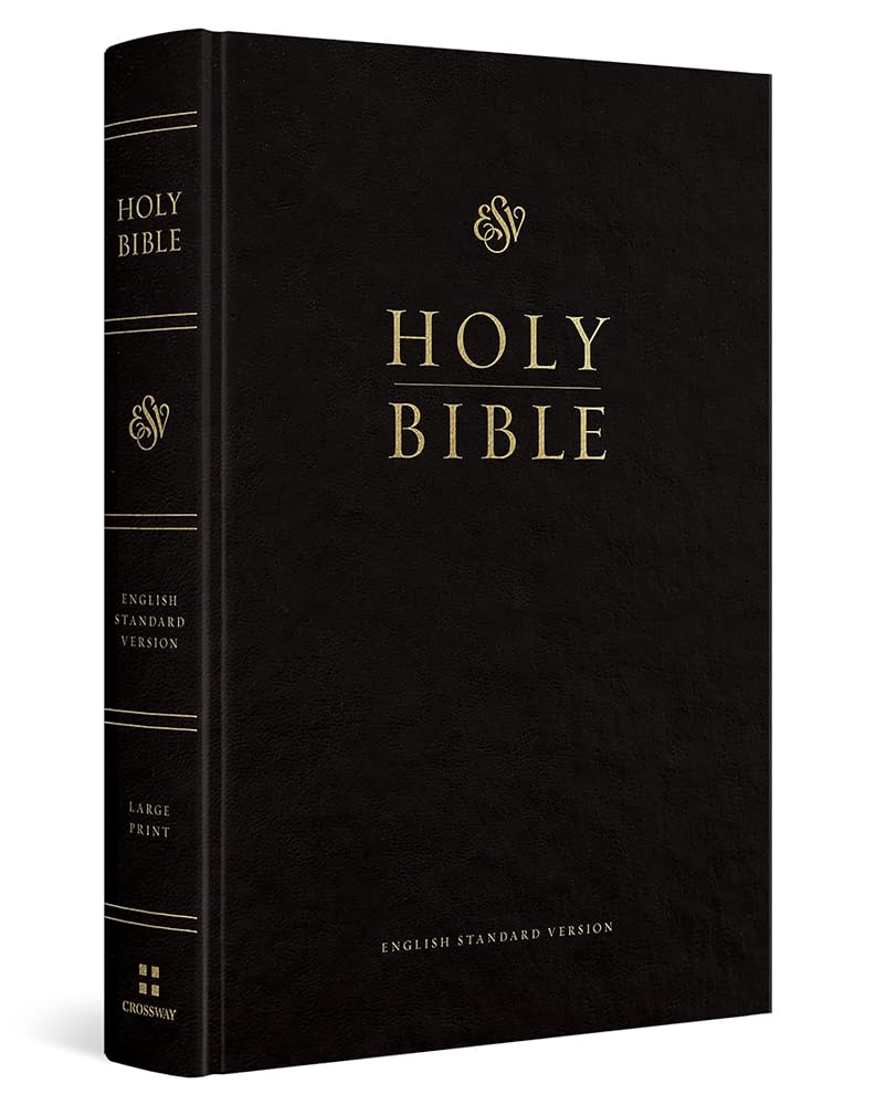 ESV Pew and Worship Bible, Large Print (Black) cover image