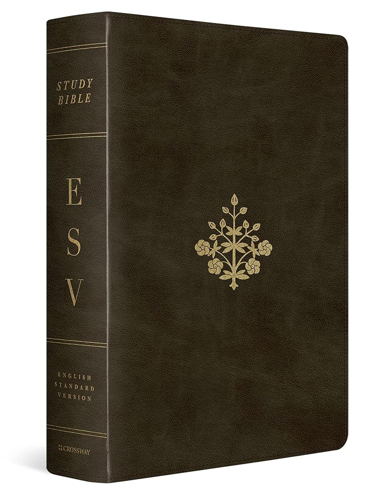 ESV Study Bible (TruTone, Olive, Branch Design) cover image