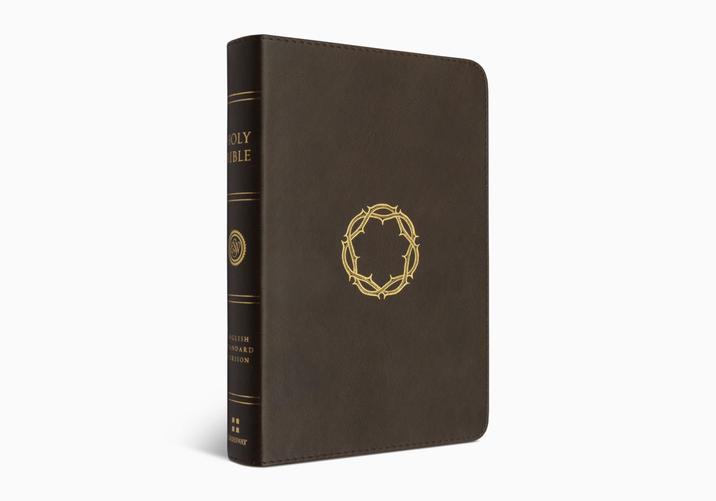 ESV Personal Reference Bible (TruTone, Deep Brown, Royal Crown Design)