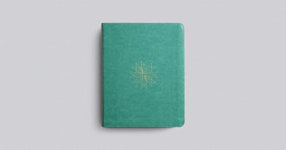 ESV Single Column Journaling Bible (TruTone, Teal, Resplendent Cross Design - Slight Damage)
