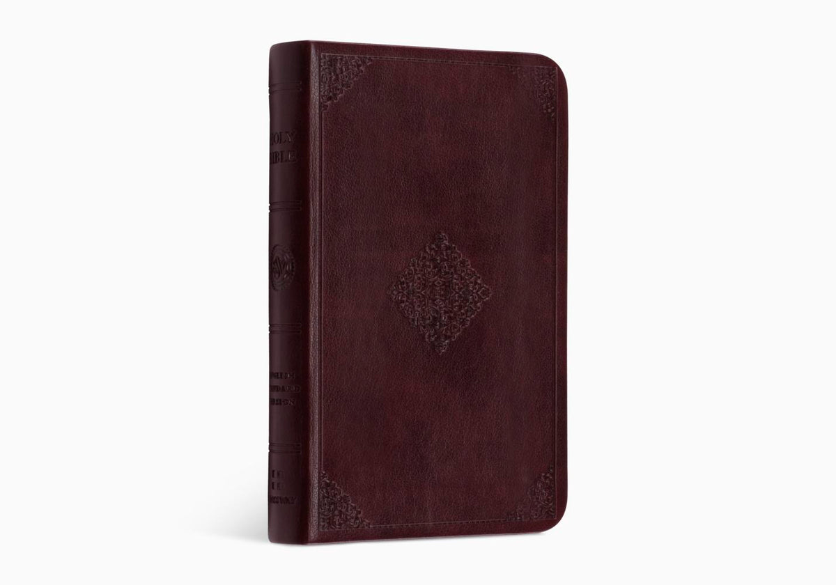 ESV Vest Pocket New Testament with Psalms and Proverbs (TruTone, Burgundy, Ornament Design)