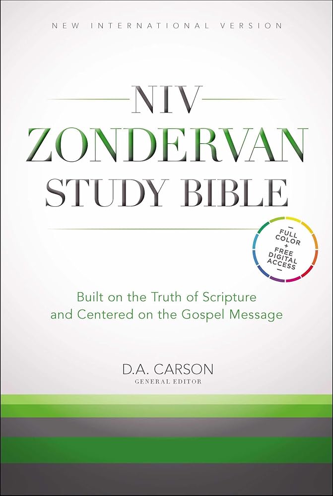 NIV Zondervan Study Bible, Hardcover: Built on the Truth of Scripture and Centered on the Gospel Message cover image