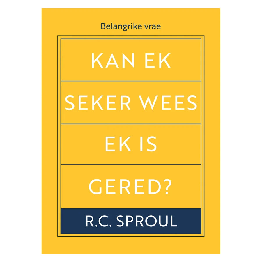 Kan Ek Seker Wees Ek Is Gered? (Sagteband)
