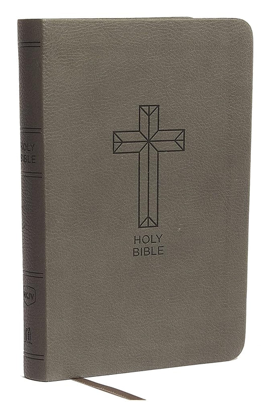 NKJV, Thinline Bible, Compact, Leathersoft, Black, Red Letter, Comfort Print: Holy Bible, New King James Version cover image