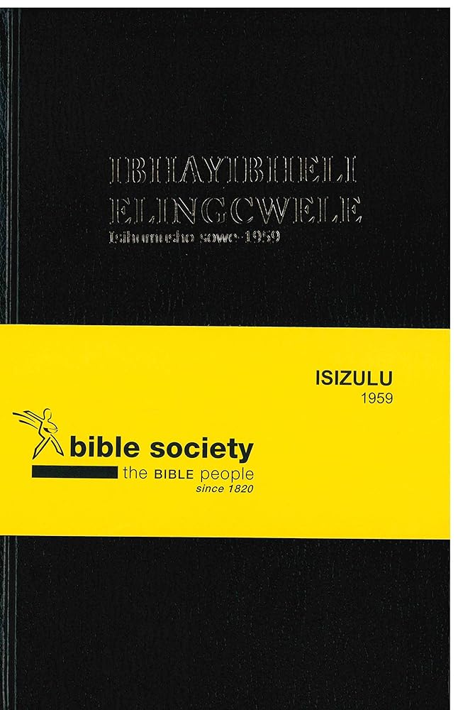 Zulu Bible Black Hardback, IsiZulu iBlack Hardback cover image