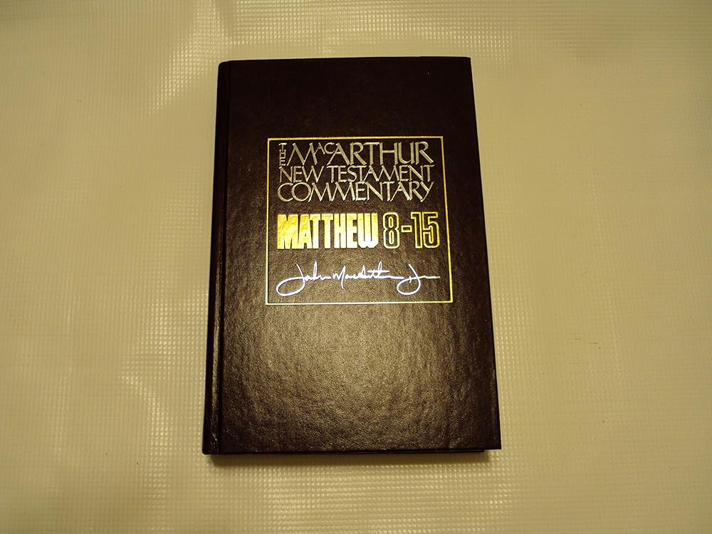 Matthew 8-15: New Testament Commentary (MacArthur New Testament Commentary Series) (Volume 2) cover image