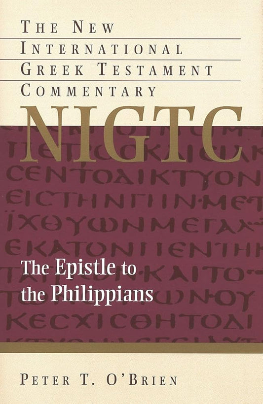 The Epistle to the Philippians (New International Greek Testament Commentary (NIGTC)) cover image