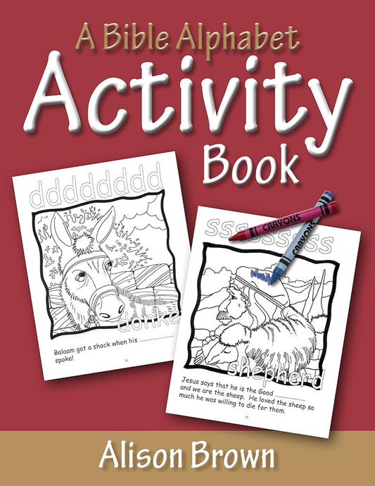 A Bible Alphabet Activity Book cover image