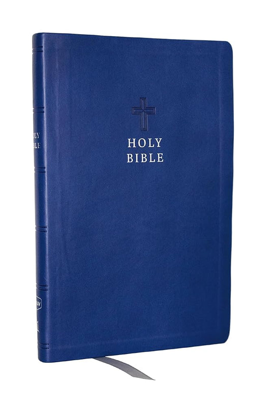 KJV Holy Bible: Value Ultra Thinline, Blue Leathersoft, Red Letter, Comfort Print: King James Version cover image