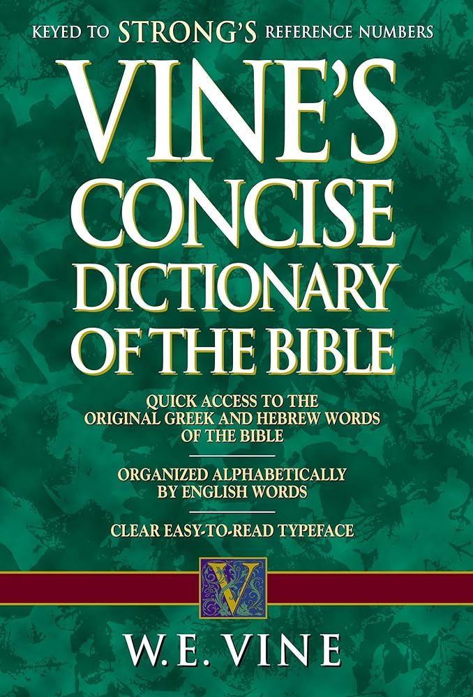 Vine's Concise Dictionary Of The Bible cover image