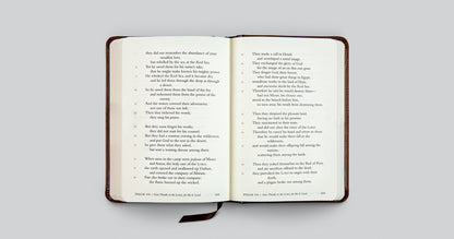 The Psalms, ESV (TruTone over Board, Brown/Walnut, Timeless Design)