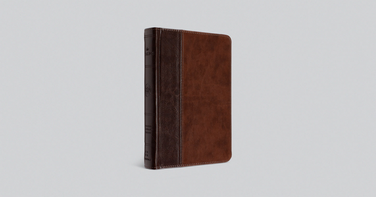 The Psalms, ESV (TruTone over Board, Brown/Walnut, Timeless Design)