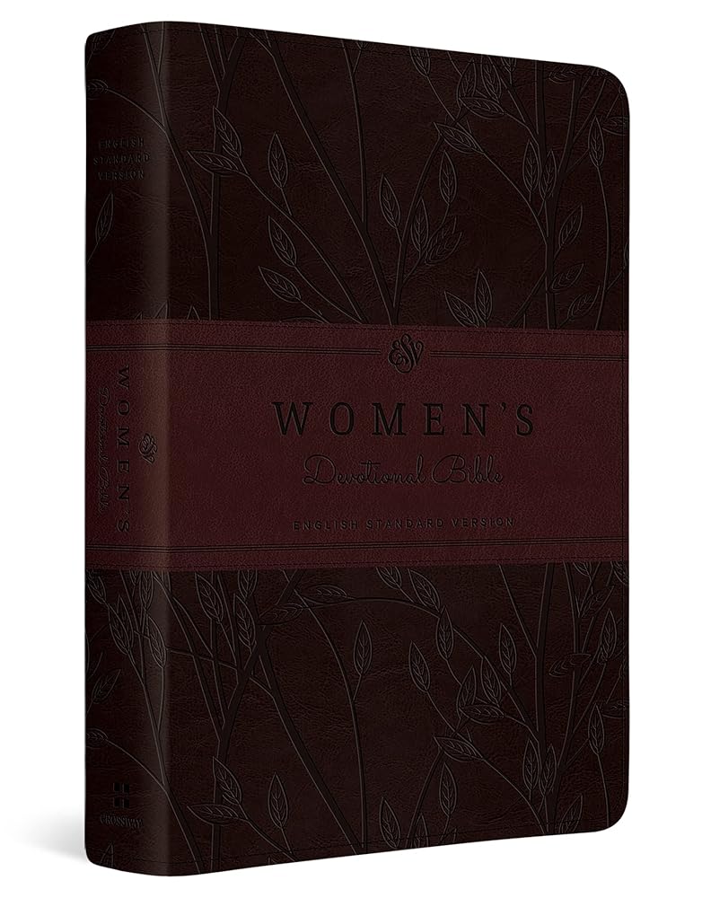 ESV Women's Devotional Bible (TruTone, Burgundy, Birch Design) cover image