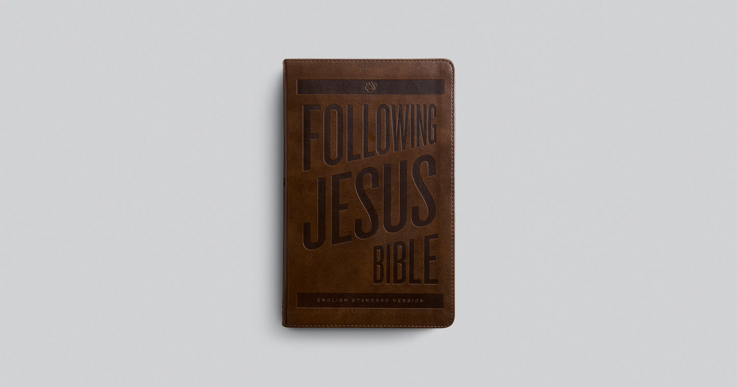 ESV Following Jesus Bible (TruTone, Brown)