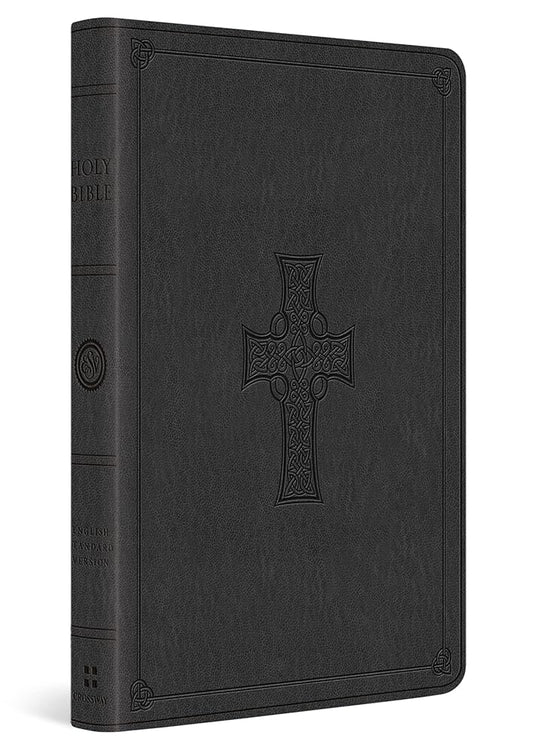 ESV Value Thinline Bible (TruTone, Charcoal, Celtic Cross Design) cover image