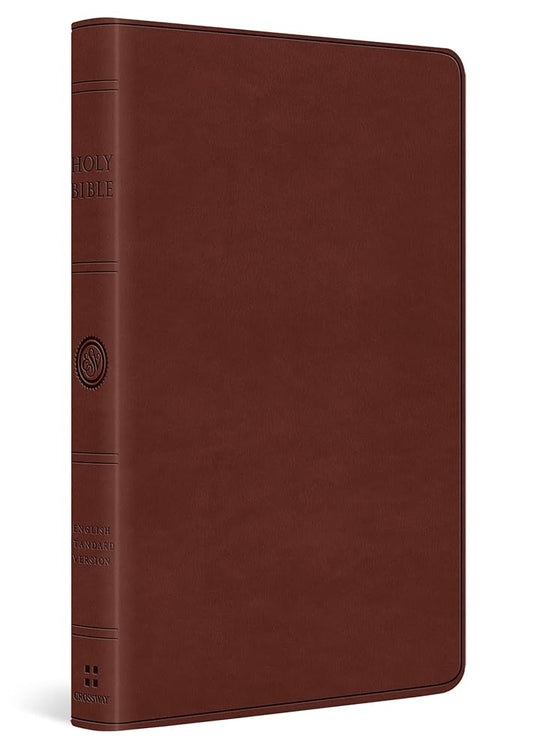 ESV Large Print Value Thinline Bible (TruTone, Chestnut) cover image