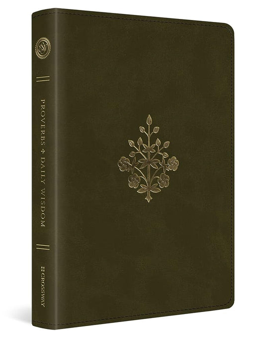 ESV Proverbs: Daily Wisdom (TruTone, Olive, Branch Design) cover image