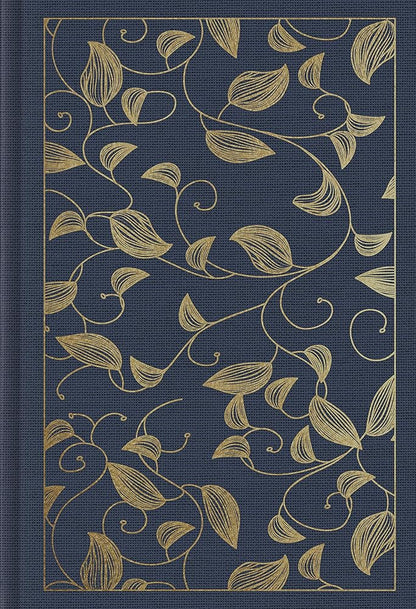 ESV Student Study Bible (Cloth over Board, Navy, Vine Design) cover image