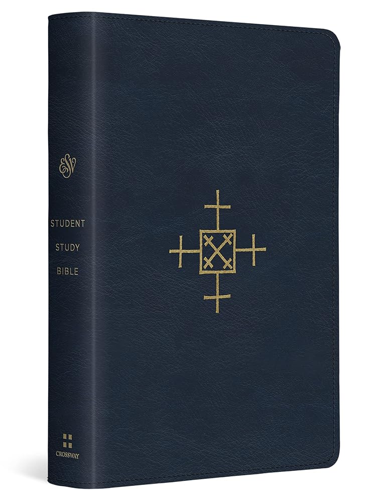 ESV Student Study Bible (TruTone, Navy, Cross of Christ Design) cover image