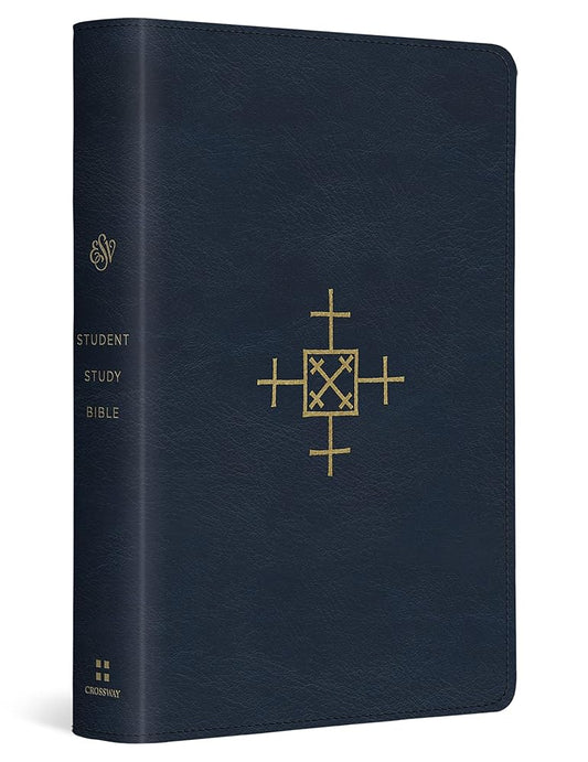 ESV Student Study Bible (TruTone, Navy, Cross of Christ Design) cover image