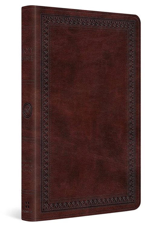 ESV Premium Gift Bible (TruTone, Mahogany, Border Design) cover image