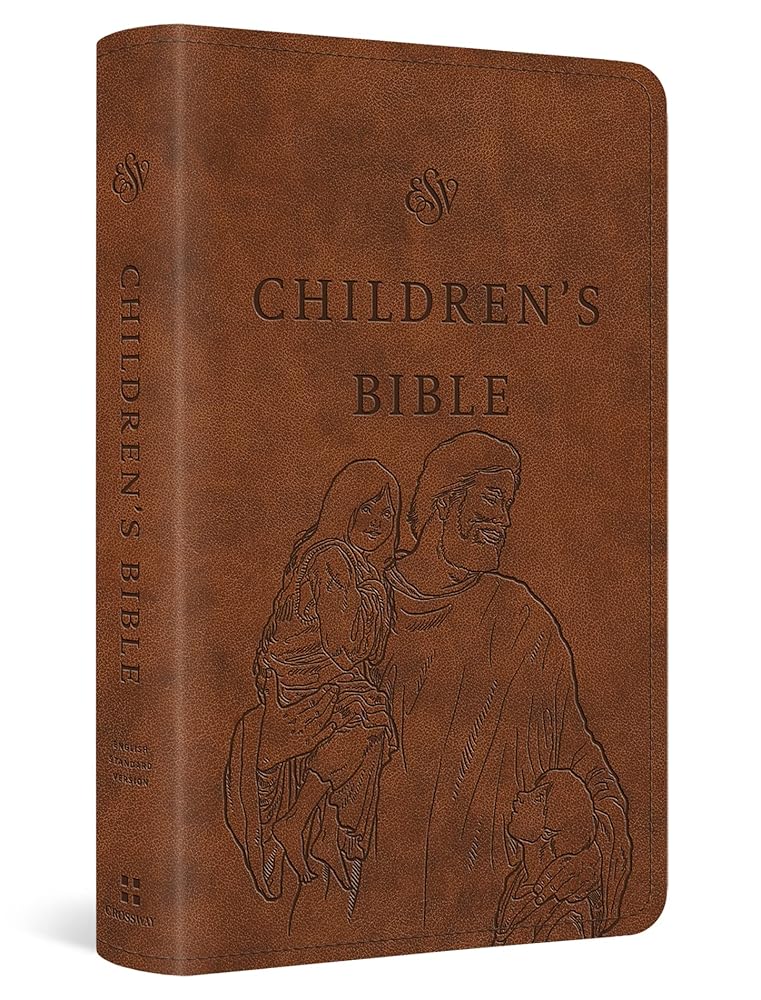 ESV Children's Bible (TruTone, Brown, Let the Children Come Design) cover image