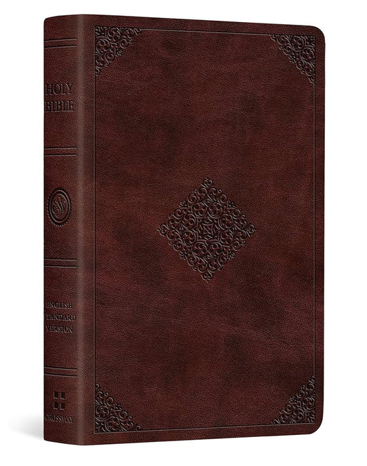ESV Vest Pocket New Testament with Psalms and Proverbs (TruTone, Burgundy, Ornament Design) cover image