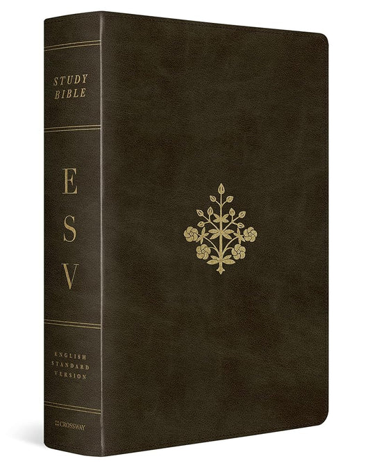 ESV Study Bible (TruTone, Olive, Branch Design) cover image