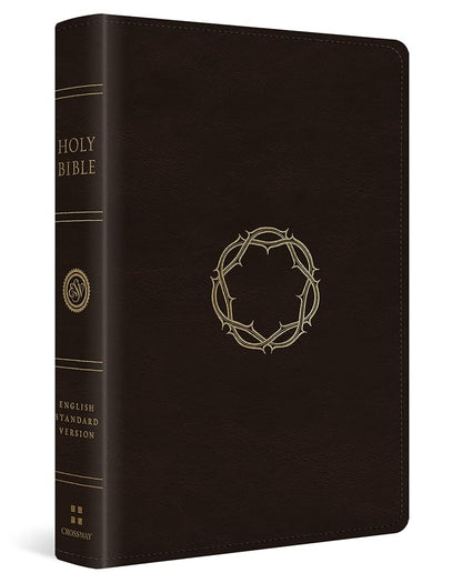ESV Personal Reference Bible (TruTone, Deep Brown, Royal Crown Design) cover image