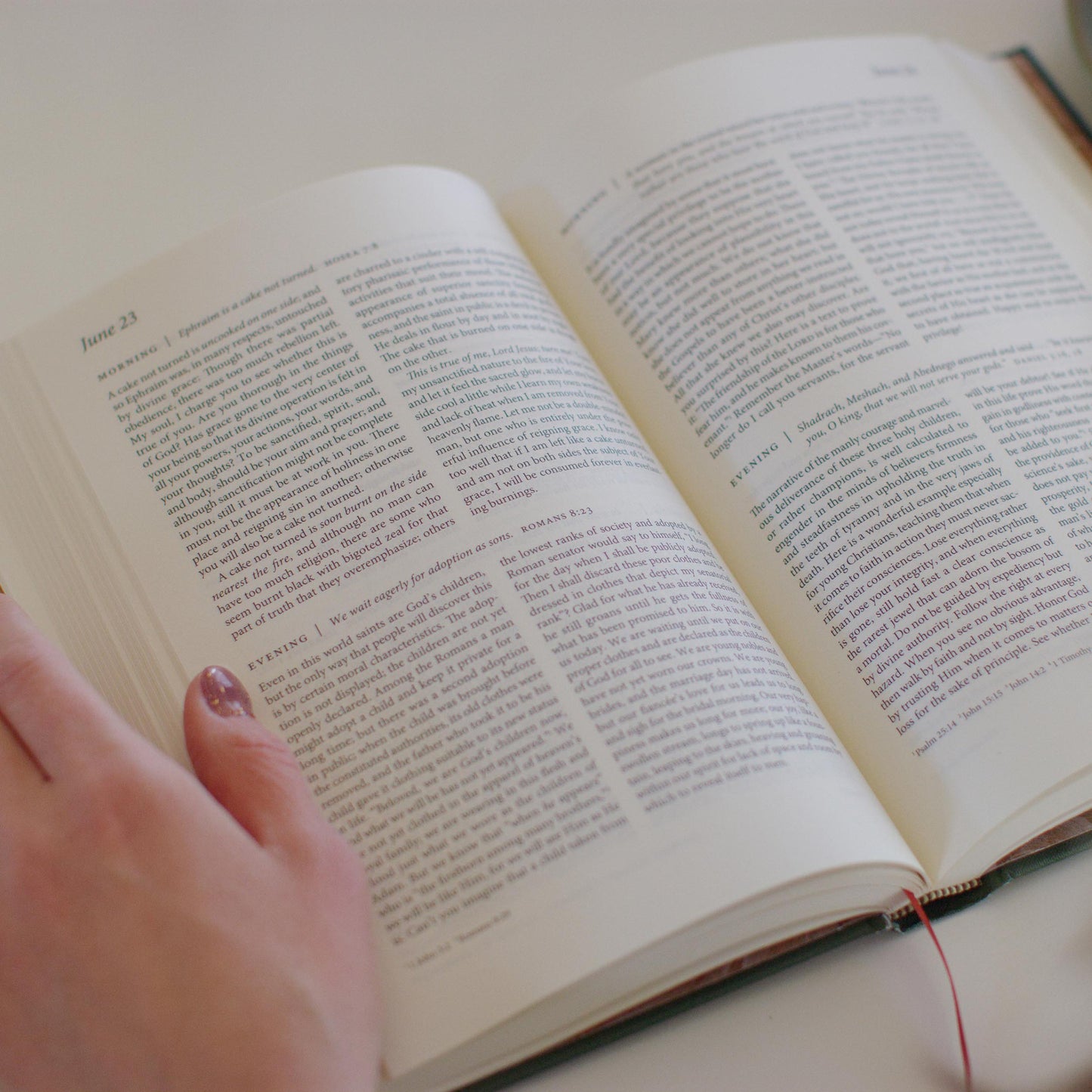 Morning and Evening: A New Edition of the Classic Devotional Based on The Holy Bible, English Standard Version