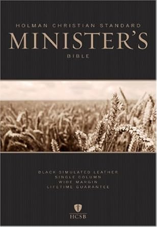 HCSB Minister's Bible, Black LeatherTouch cover image