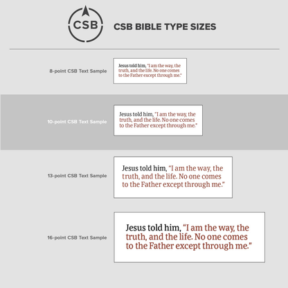 CSB Everyday Study Bible, Black LeatherTouch, Black Letter, Study Notes, Illustrations, Aricles, Easy-to-Carry, Easy-to-Read Bible Serif Type