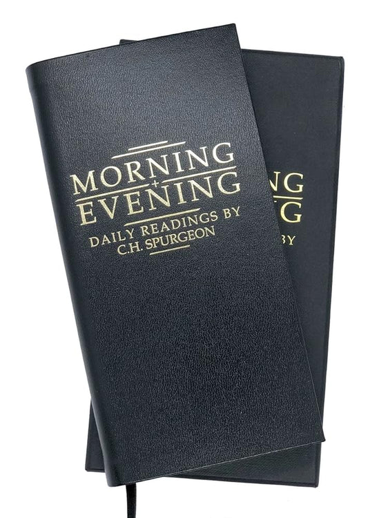 Morning and Evening Black Leather: Daily Readings by C. H. Spurgeon (Daily Readings - Spurgeon) cover image