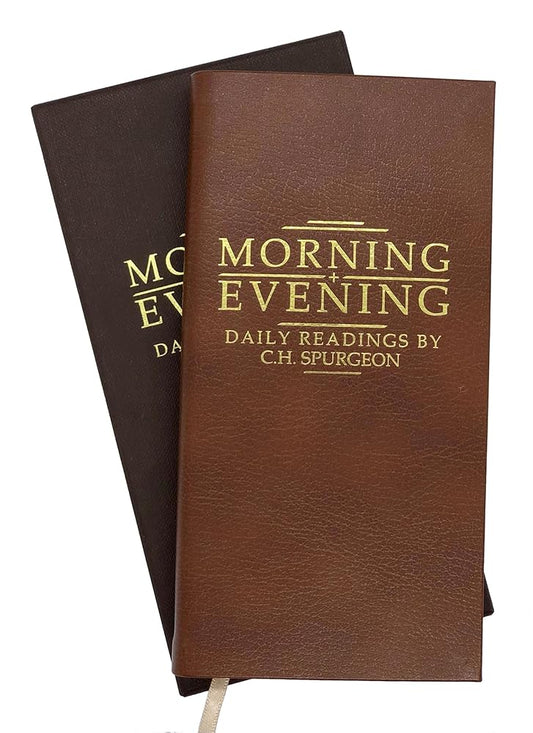 Morning and Evening Tan Leather: Daily Readings by C. H. Spurgeon cover image