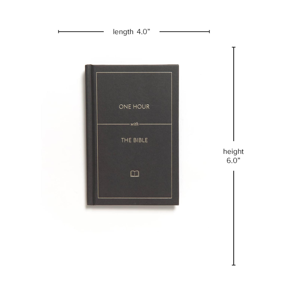 One Hour with the Bible, Black Letter, Presentation Page, Bible Overview, Outreach, Evangelism, Concise Format, Easy-to-Read Bible Serif Type