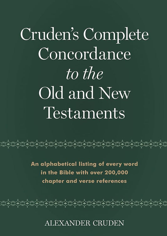 Cruden's Complete Concordance to the Old and New Testaments (MCD) cover image