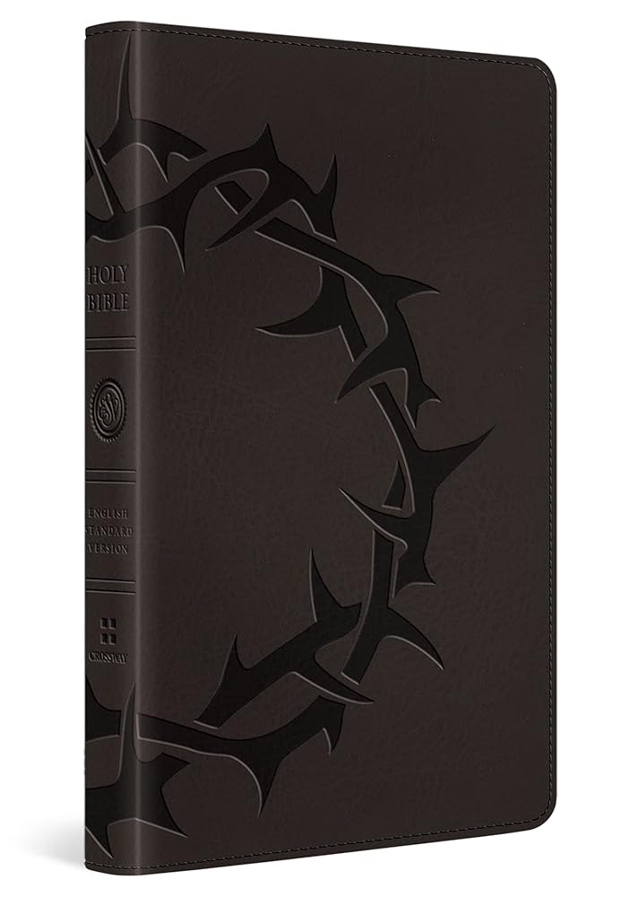 ESV Thinline Bible (TruTone, Charcoal, Crown Design) cover image