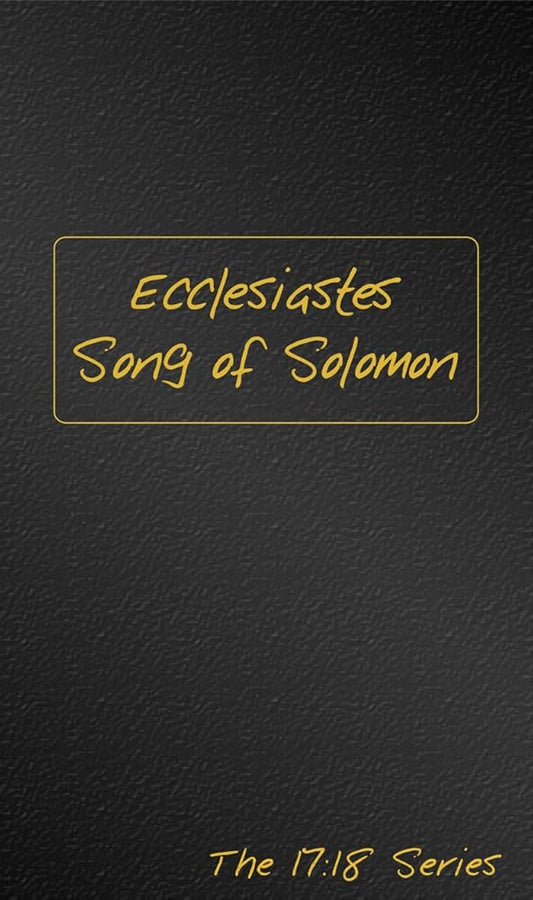 The Book of Ecclesiastes and Song of Solomon Journible (The 17:18 Series - Journibles) cover image