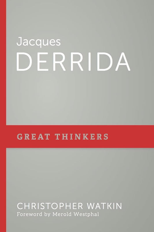 Jacques Derrida (Great Thinkers) cover image
