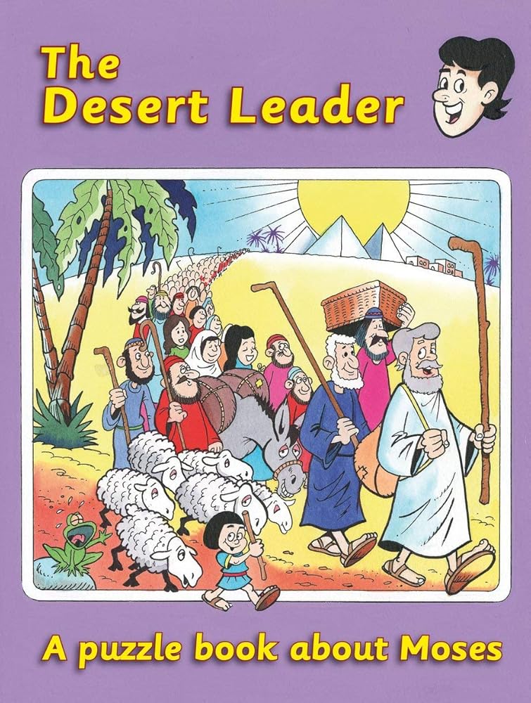 The Desert Leader: A puzzle book about Moses cover image