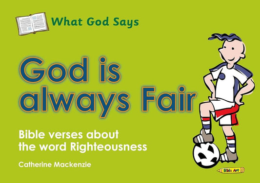 God Is Always Fair (Bible Art) cover image