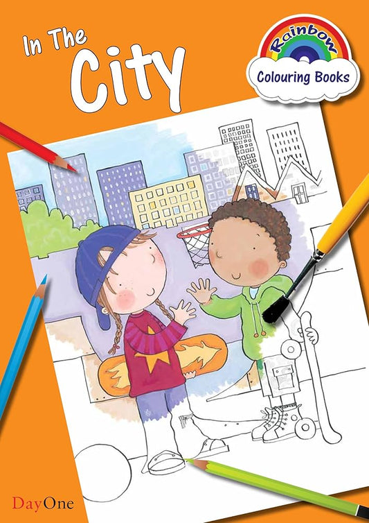 In the City (Rainbow Colouring Books) cover image