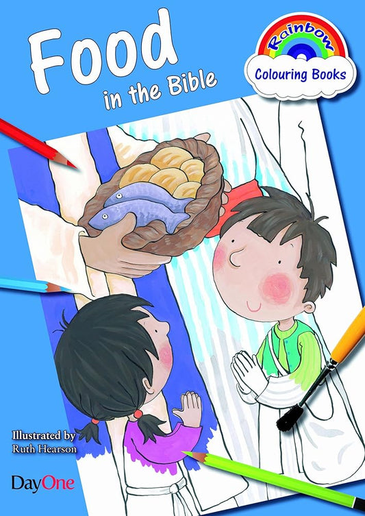 Food in the Bible (Rainbow Colouring Book) cover image