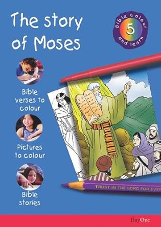 Bible Colour and Learn: 5 Moses cover image