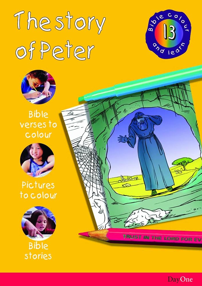 Bible Colour and learn: 13 Peter cover image